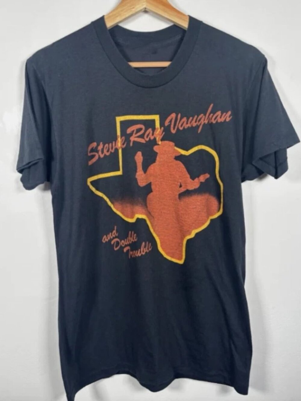 Stevie Ray Vaughan Tour Cotton T-Shirt